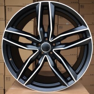 R18x8  5X112  ET  40  66.5  BK690  (BY1126)  Black Polished Matt (MBM)  For AUD  (K3)  ((MB/Flat))