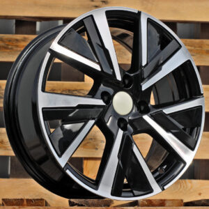 R16x6.5  4X108  ET  32  65.1  B5906  Black Polished (MB)  For PEUG  (D4)  (Carved Spokes)
