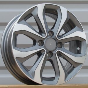 R15x6  4X100  ET  45  54.1  XF275  Grey Polished (MG)  For HYUND  (D3)