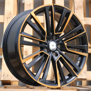 R18x8  5X112  ET  45  57.1  I0361  Black Polished Half Matt Cooper (MBHMC)  For SKODA  (P1)