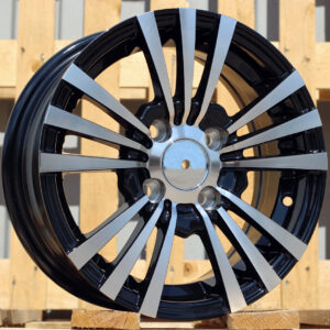 R13x5.5  4X100  ET  35  73.1  LU009  Black Polished (MB)  For RACIN  (K3)