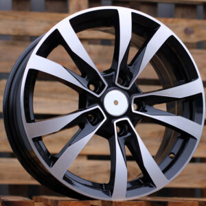R16x6.5 5X105 ET 39 56.6 BK533 Black Polished (MB) For OPEL (D4)