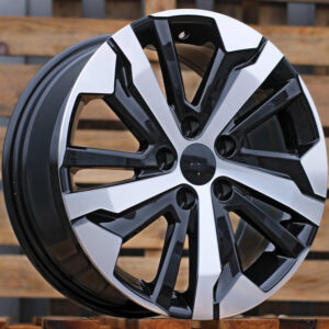 R16x7  5X108  ET  44  65.1  B5837  Black Polished (MB)  For PEUG  (P2+K2)
