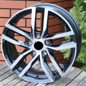 R16x6.5  5X112  ET  46  57.1  VW502  (FR585)  Black Polished (MB)  For VW  (P)