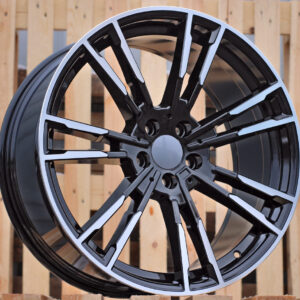 R20x10 5X120 ET 38 72.6 A7065 Black Polished (MB) For BMW (P) ()
