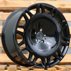 R22x9  5X112  ET  32  66.6  XE629  Black (BL)  For MER  (P2)  (HYBRID FORGED New BRABUS (Front+Rear))