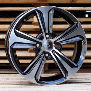 R15x6  4X100  ET  49  54.1  B1627  Black Polished (MB)  For HYUND  (P2)