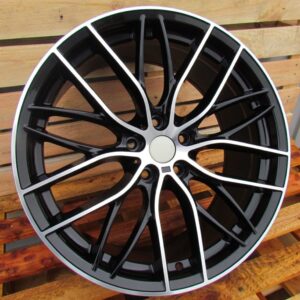 R19x8.5 5X120 ET 35 72.6 BK796 (BY1304) Black Polished (MB) For BMW (P1+P) (REAR+FRONT)