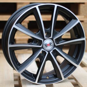 R15x6 5X110 ET 39 73.1 M15 Black Polished Matt (MBM) For RACIN (K7) ()
