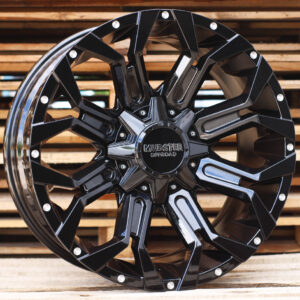 R20x9  12X135/139  ET  0  108.1  B1417  Black (BL)  For 4X4  (K3)  (Black+Milling)