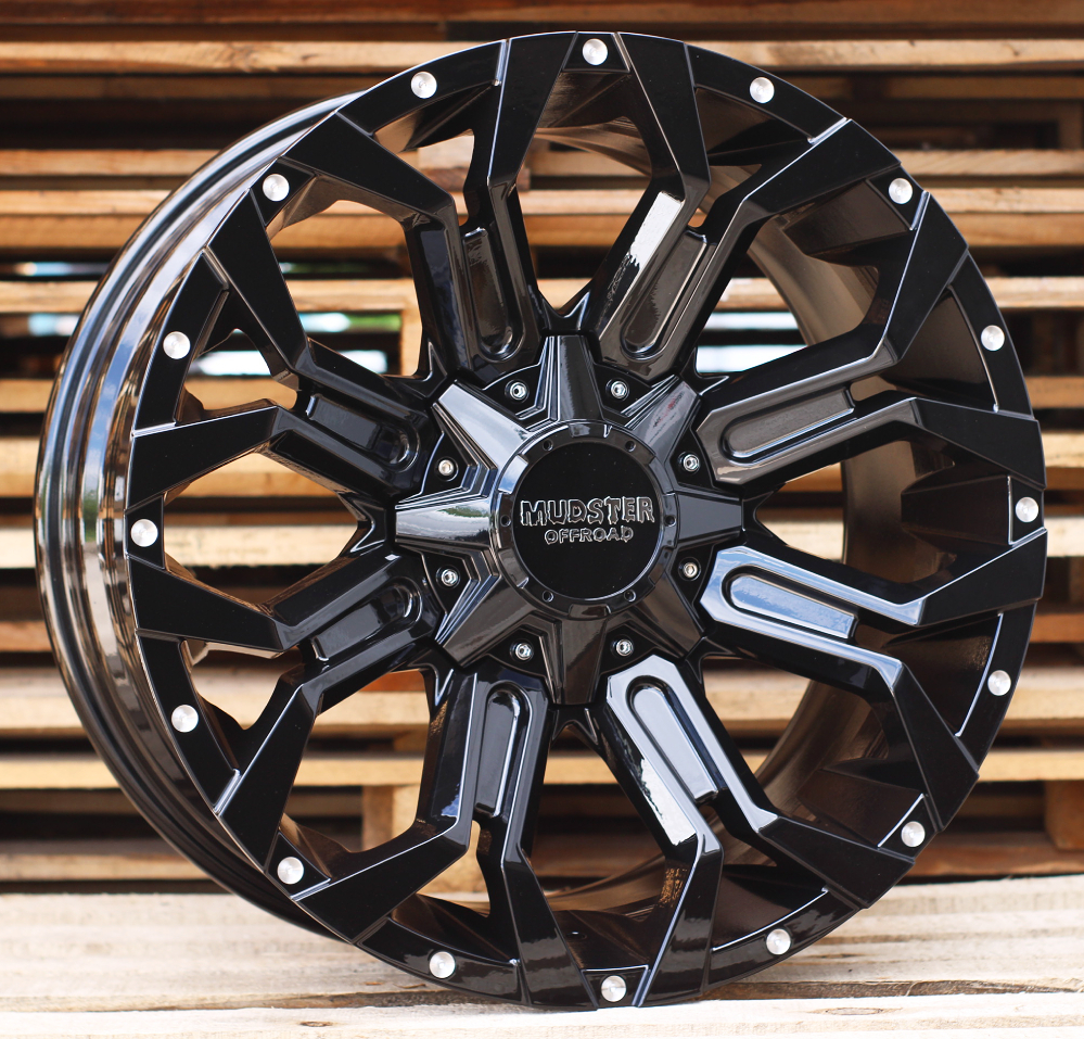 R20x9 12X135/139 ET 0 108.1 B1417 Black (BL) For 4X4 (K3) (Black+Milling)