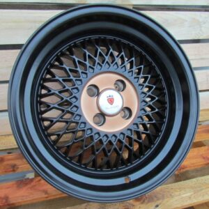 R16x8  4X100  ET  25  73.1  XF098  Machine Bronze (YM)  For RACIN  (R+D3)
