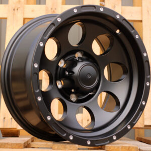 R16x8  6X139.7  ET  M20  110.1  LU521  Black Half Matt (BLHM)  For 4X4  (P1)
