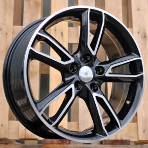 R18x7.5 5X114.3 ET 48 67.1 M502 (FR560) Black Polished (MB) For MAZDA (P1)