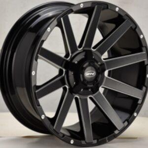 R20x9  6X139.7  ET  M12  110.1  B1443  Black (BL)  For 4X4  (K3)  (Milling)