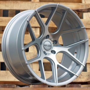 R20x9  5X120  ET  15  74.1  SSA03  (HX022)  Polished Silver Half Matt (MSHM)  For HAXER  (Z7+M)  (Rear+Front)