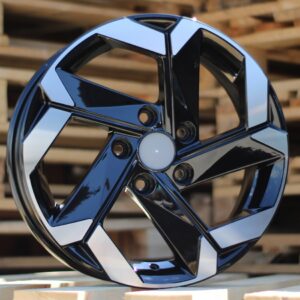 R16x6  5X114.3  ET  43  67.1  B0137  Black Polished (MB)  For HYUND  (R)  ((AKC 65 Eur))