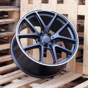 R20x10  5X130  ET  35  84.1  A8221  Black Matt+Polished Lip (BMPL)  For MER