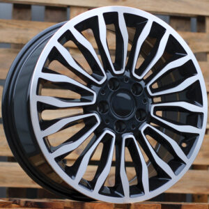 R18x7.5  5X112  ET  52  66.5  B1490  Black Polished (MB)  For MER  (Z1)  ((max 980kg)(V-Class/Vito))