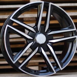 R19x9.5  5X112  ET  45  66.6  B1558  Black Polished (MB)  For MER  (P)  (Rear+Front (AKC 90 Eur))