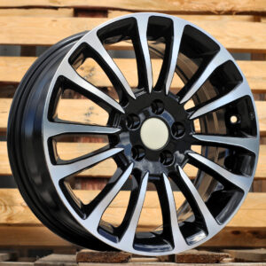 R16x6.5  5X98  ET  39  58.1  Y1204  Black Polished (MB)  For FIAT  (R)