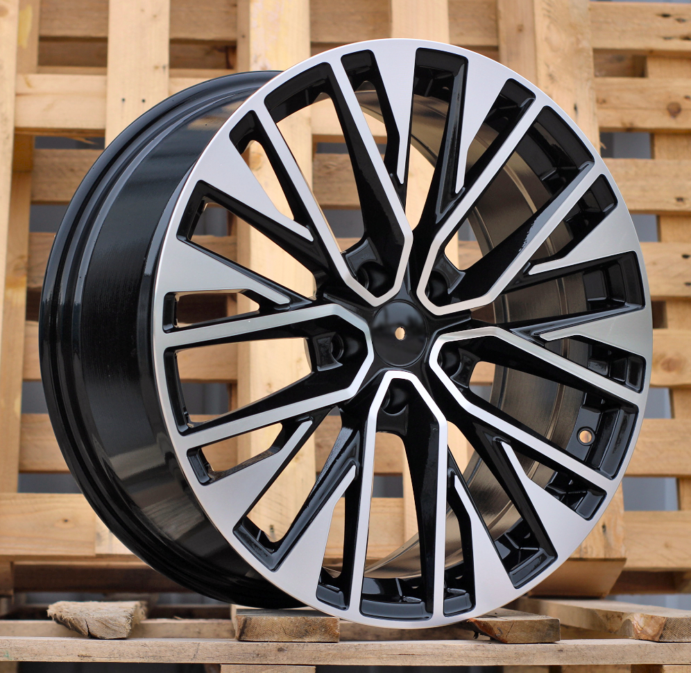 R20x9 5X112 ET 35 66.5 F733 (FA733) Black Polished (MB) For AUD (Z3) (HYBRID FORGED New Model)