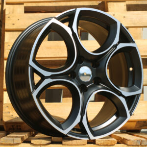 R18x8  5X112  ET  45  57.1  I5162  Black Polished Half Matt (MBHM)  For VW  (Z5)  (NEW Model (Color code MBHW))