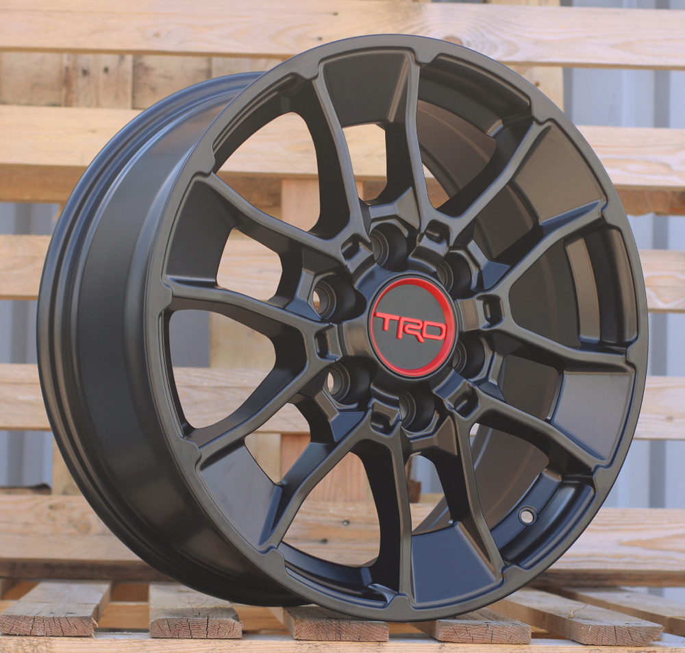 R18x8 6X139.7 ET 50 95.1 Y1202 Black Half Matt (BLHM) For TOYOT (Z4)