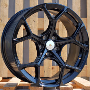 R19x8.5  5X112  ET  30  66.5  HE117  (F117)  Black (BL)  For AUD  (K3)  (Gloss Black)
