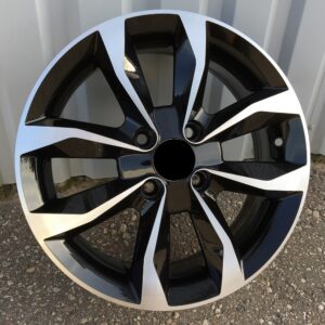 R15x6  4X100  ET  50  60.1  A415  (XFA10)  Black Polished (MB)  For NISS  (P1)