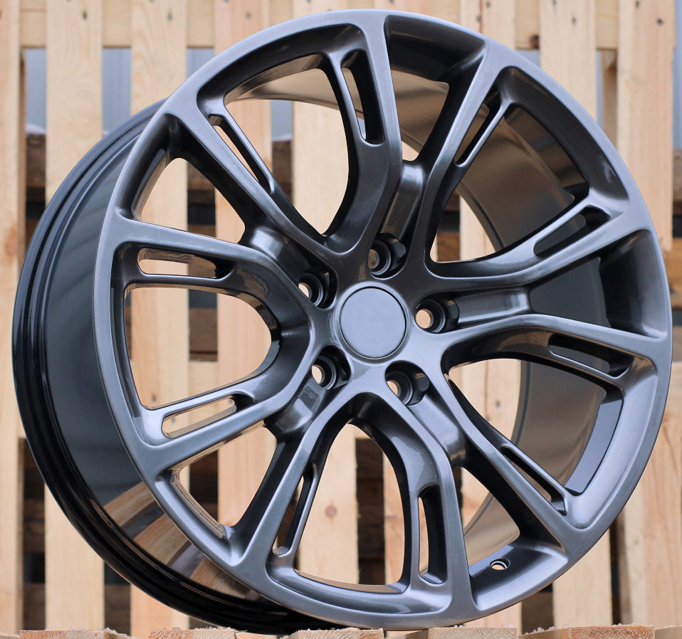 R22x9 5X127 ET 34 71.5 BK568 Hyper Black (HB) For JEEP (P)