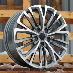 R18x7 5X114.3 ET 50 60.1 IN3515F Grey Polished (MG) For TOYOT (Z7) (HYBRID FORGED Yaris Cross)