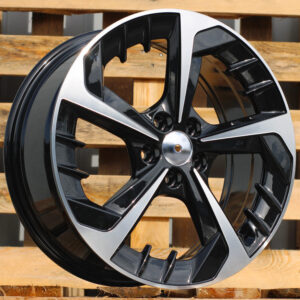 R17x7  5X100  ET  51  57.1  B5943  Black Polished (MB)  For SEAT  (Z7)