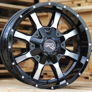 R18x9  10X120/127  ET  0  78.1  A8037  Black Polished (MB)  For 4X4  (K4)