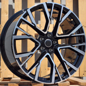 R20x10.5  5X112  ET  40  66.6  B5769  Black Polished (MB)  For BMW  (K2)  (Rear+Front)