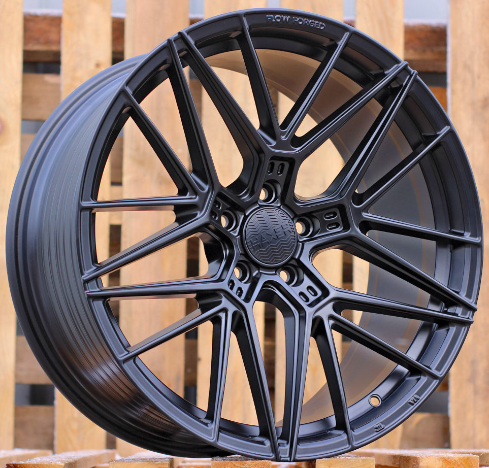 R20x8.5 5X112 ET 35 66.5 HX07F Black Half Matt (BLHM) For HAXER (P2) (HYBRID FORGED)