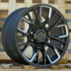 R17x9  6X139.7  ET  0  110.1  JT256  Black Matt (BM)  For 4X4  (K3)  (MB+Milling Spoke)