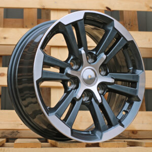 R17x7.5  6X139.7  ET  38  67.1  B1649  Grey Polished (MG)  For 4X4  (K3)