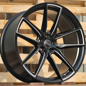 R20x8.5  5X112  ET  25  66.6  HX045  Black Half Matt (BLHM)  For HAXER  (Z2)  (Milling)