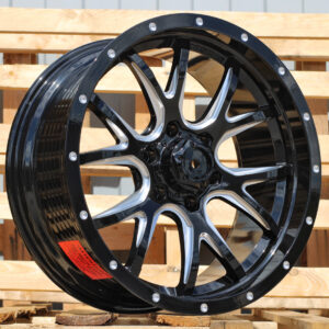 R20x9  6X139.7  ET  15  106.1  B1813  Black (BL)  For 4X4  (K3)  (Milling)