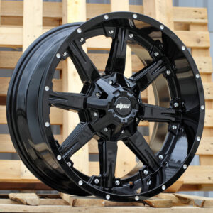 R20x9  12X135/139  ET  M12  106.1  LU406  Black (BL)  For 4X4  (K3)  (Milling)