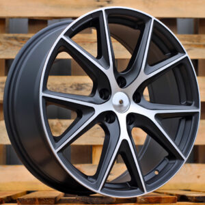 R19x8  5X112  ET  45  57.1  B5792  Black Polished Half Matt (MBHM)  For CUPRA  (K4)  ((AKC 90 Eur))