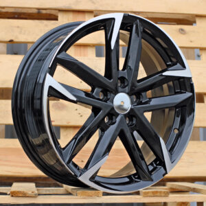 R18x7  5X114.3  ET  50  60.1  SF501  Black Polished (MB)  For TOYOT  (K7+Z7)  (HYBRID FORGED)