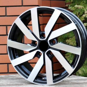 R16x6.5  5X112  ET  46  57.1  VW151  (FR953)  Black Polished (MB)  For VW  (R)  ((AKC 60 Eur))