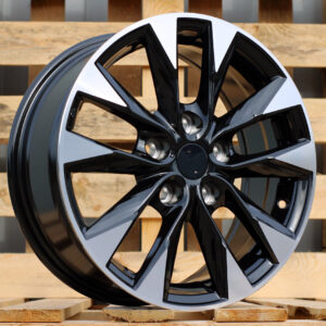 R16x6.5  5X114.3  ET  42  66.1  L1744  Black Polished (MB)  For RACIN  (K3)