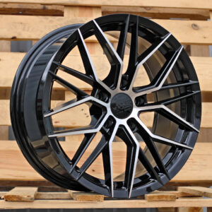 R17x7.5  5X114.3  ET  40  67.1  HX035  (FBX005)  Black Polished (MB)  For HAXER  (Z5)  (HYBRID FORGED)