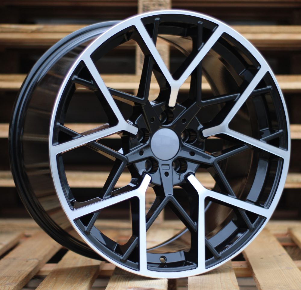 R19x9.5 5X112 ET 37 66.6 B1383 Black Polished+Powder Coating (MBPC) For BMW (P) ((AKC 100 Eur))