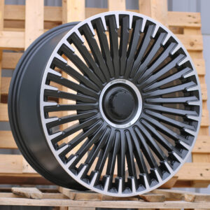 R21x9.5  5X112  ET  30  66.6  H3286F  Black Polished Half Matt (MBHM)  For MER  (Z3)  ((EQS SUV X296) HYBRID FORGED)