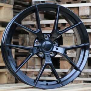 R20x10  5X120  ET  42  72.6  HE761  Black Half Matt (BLHM)  For BMW  (P1)  (Rear+Front)
