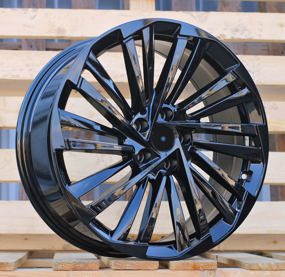 R19x8 5X112 ET 45 57.1 FBX261 Black (BL) For SKODA (K3) (HYBRID FORGED)